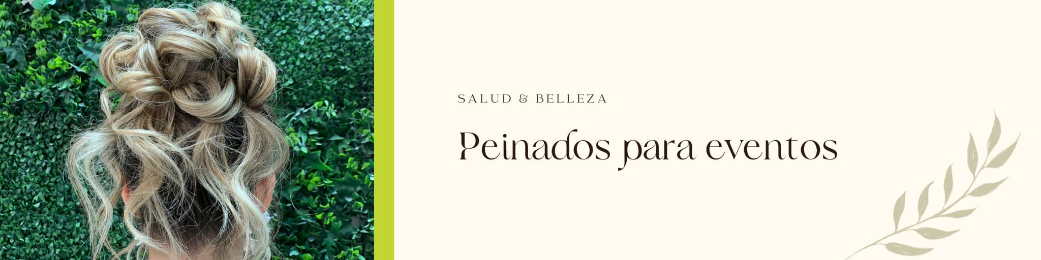 peinados para eventos